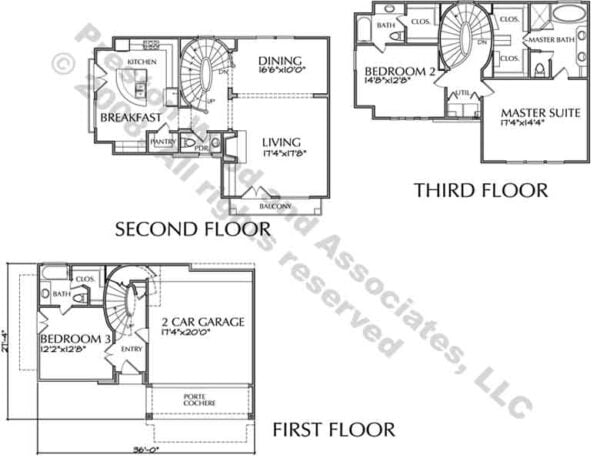 Townhouse Plan D2137 u3-u4F