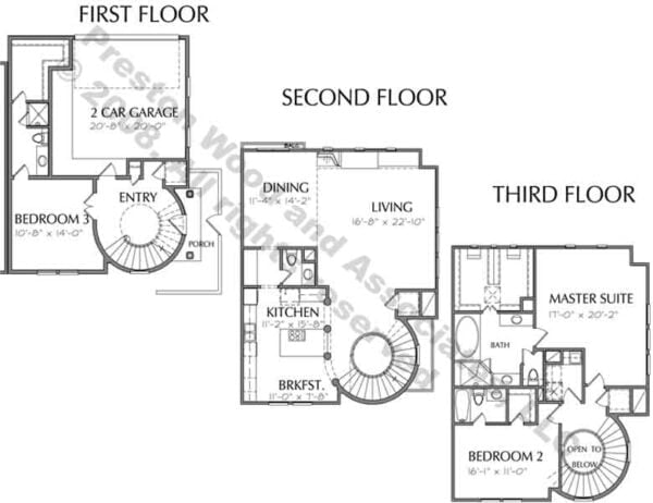 Townhouse Plan D3016 u1