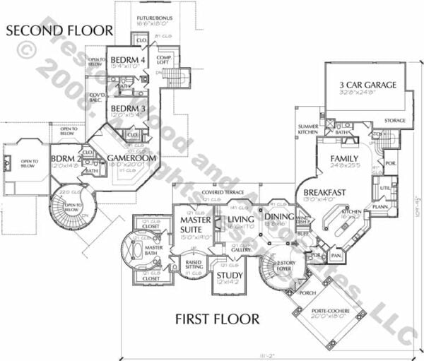 Two Story Home Plan D0013