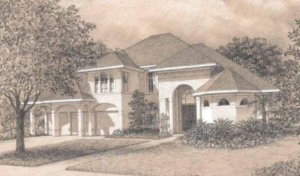 Two Story Home Plan D0118