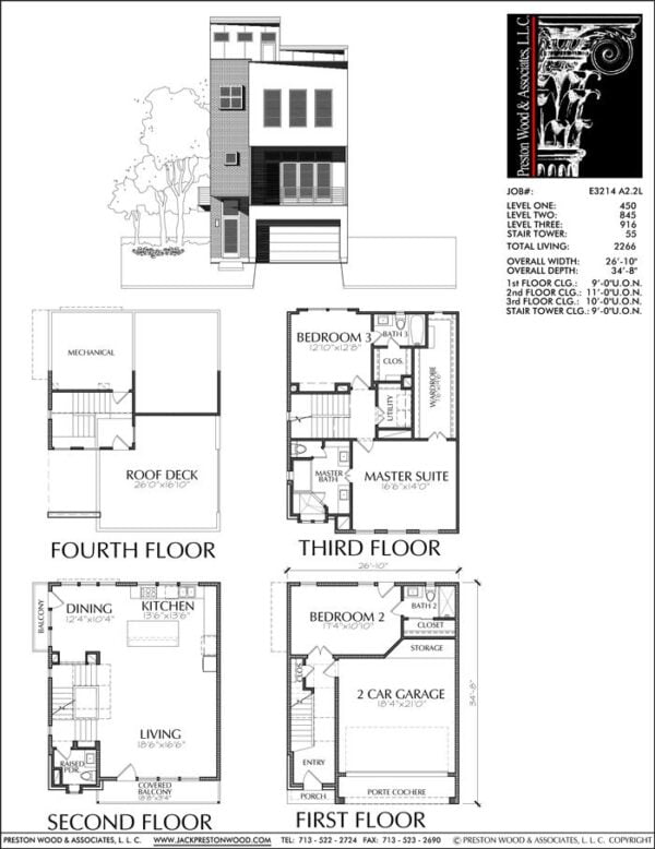 Townhouse Plan E3214 A2.2