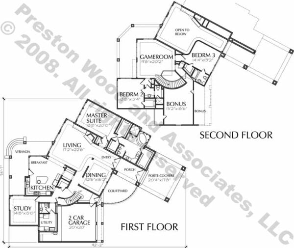 Two Story Home Plan D0051