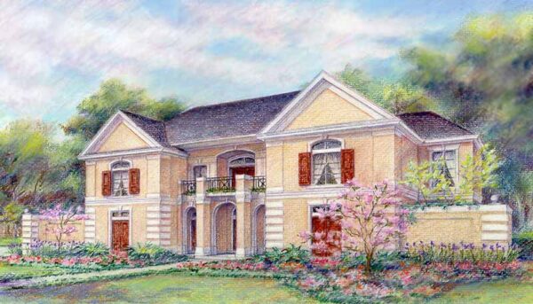 Two Story House Plan C4169