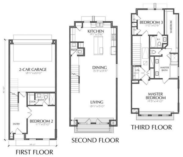 Townhouse Plan E2036 C1.2