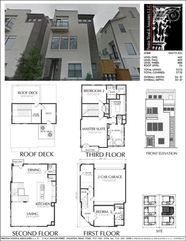 Townhouse Plan D6272 A2c