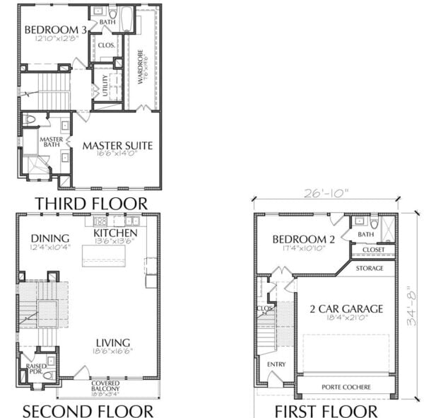 Townhouse Plan E5001 C1.1