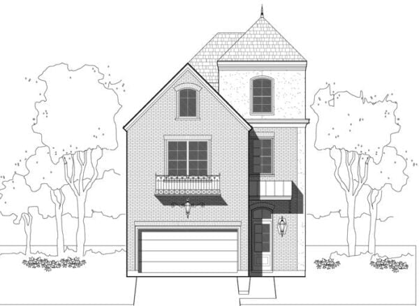 Townhouse Plan E1036 A1.2