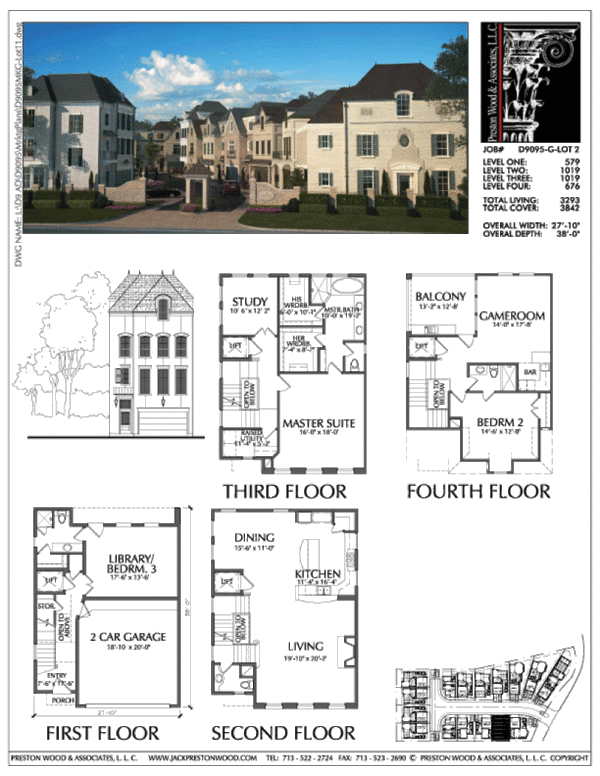 Townhouse Plan D9095 G LOT-2