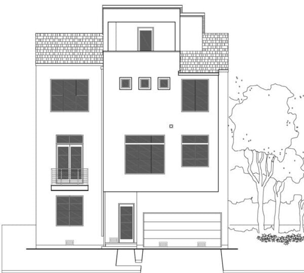 Townhouse Plan E3216 B1.1