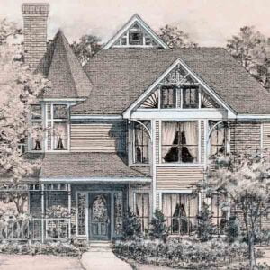 Victorian Style Home Plan B22010