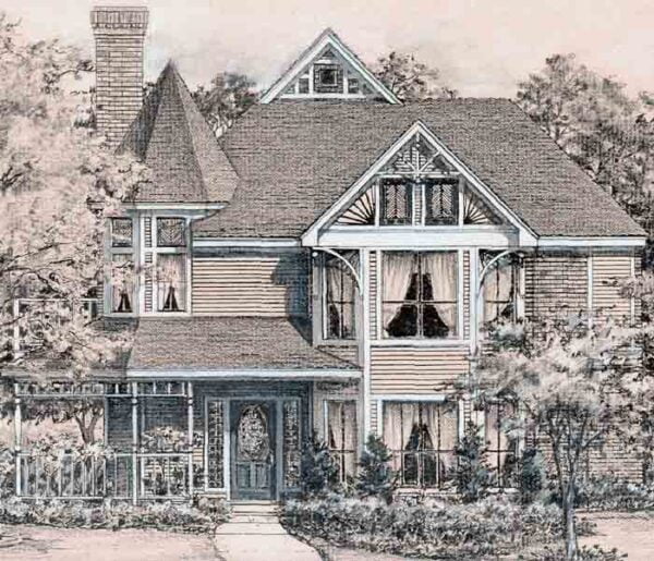 Victorian Style Home Plan B22010