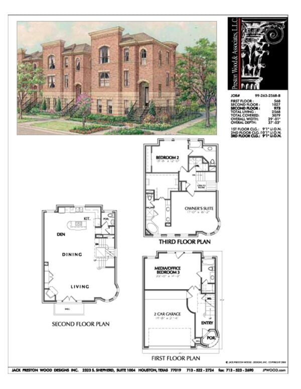 Townhome Plan C9263 B