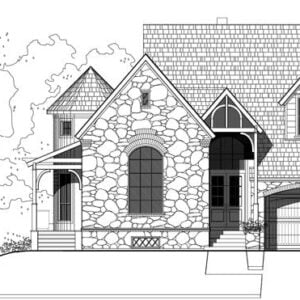 Two Story House Plan E1059