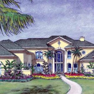 Two Story House Plan D0263