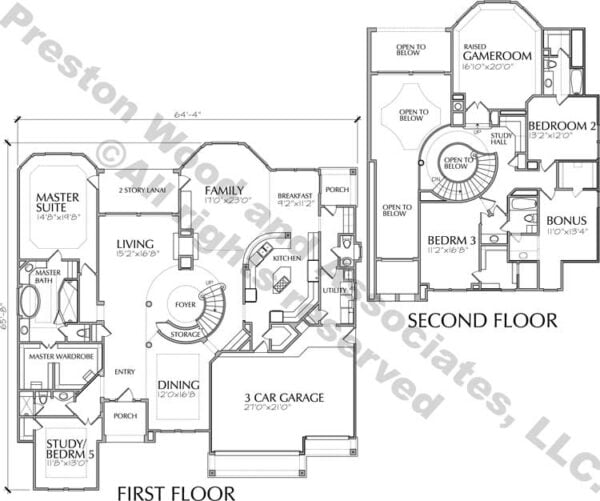 Two Story House Plan D2132