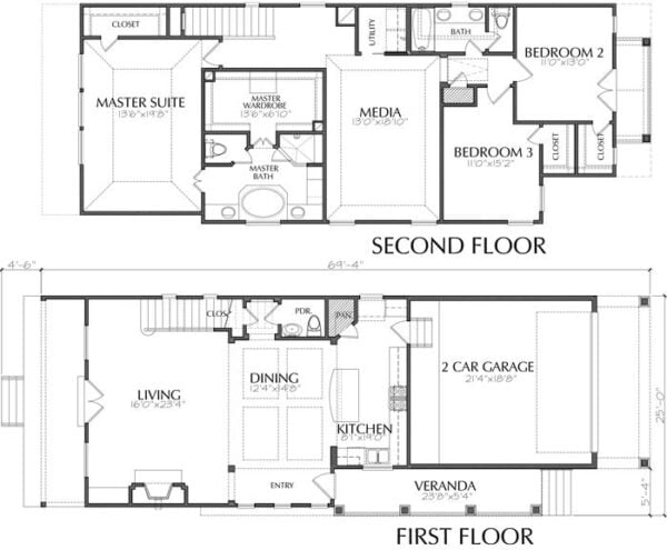 Townhouse Plan E0218