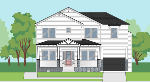 Two Story Home Plan E1205