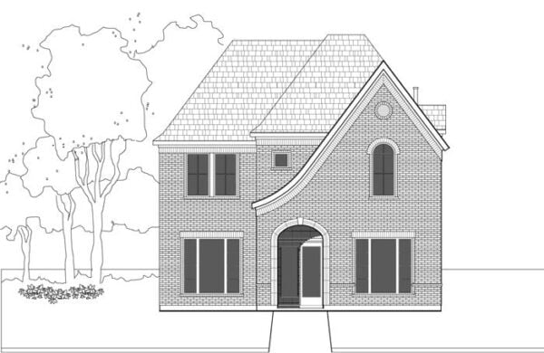 Two Story Townhouse Plan E2047