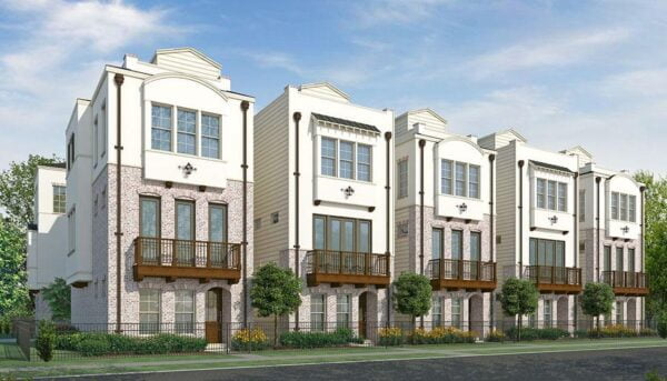3 1/2 Story Townhouse Plan E2258 A1.2