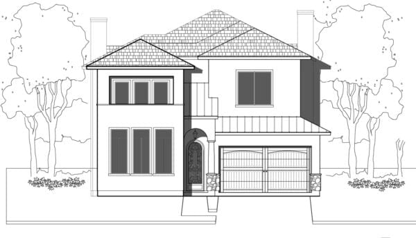 Two Story House Plan E2259