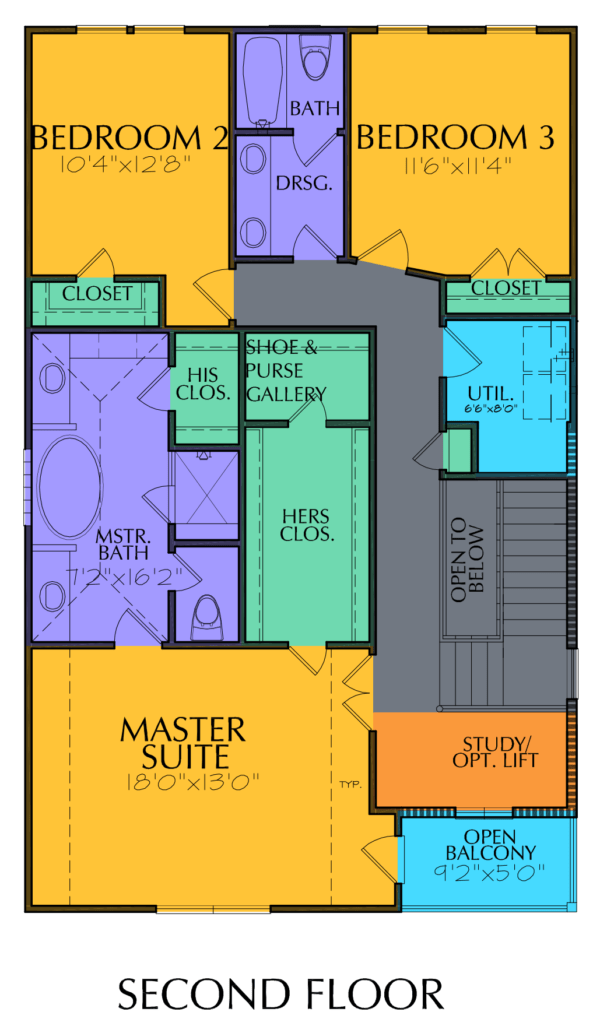 Two Story Home Plan E5036 A1.1 R