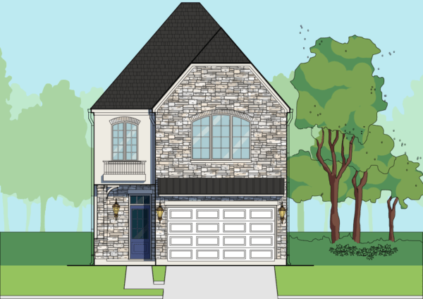 Two Story Home Plan E5036 A2.2
