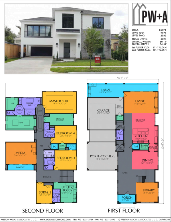 Two Story Home Plan E5071