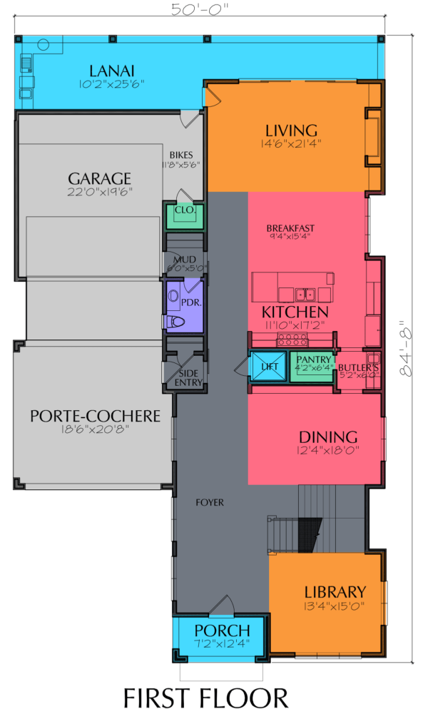 Two Story Home Plan E5071