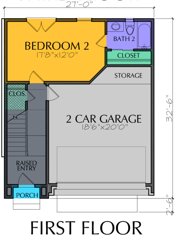 Four Story Home Plan E5086