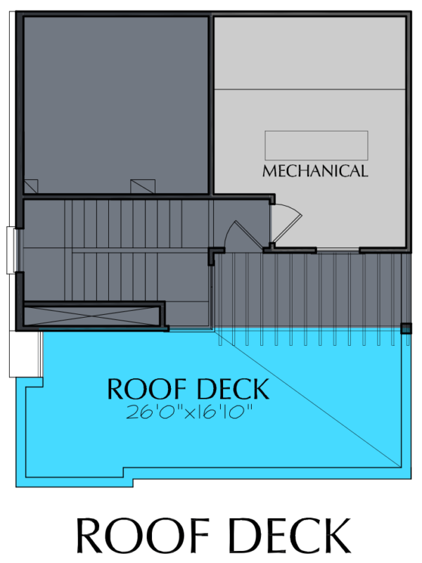 Four Story Home Plan E5086