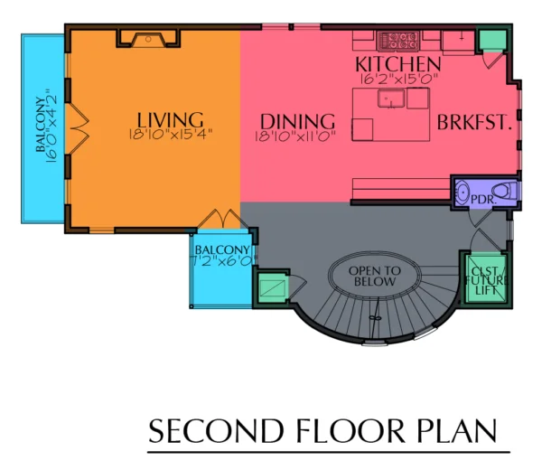 3 1/2 Story Home Plan E5111