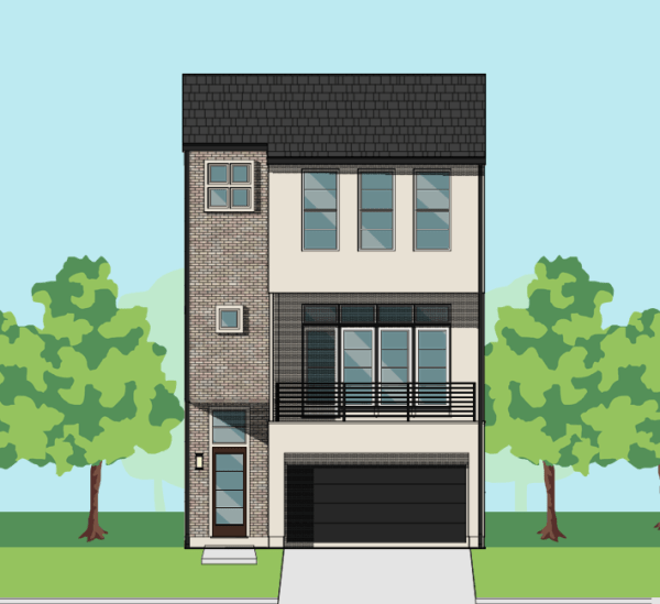 Three Story Home Plan E5125 C1