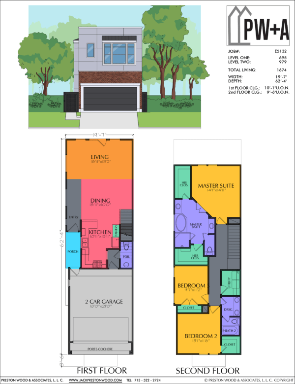 Two Story Home Plan E5132