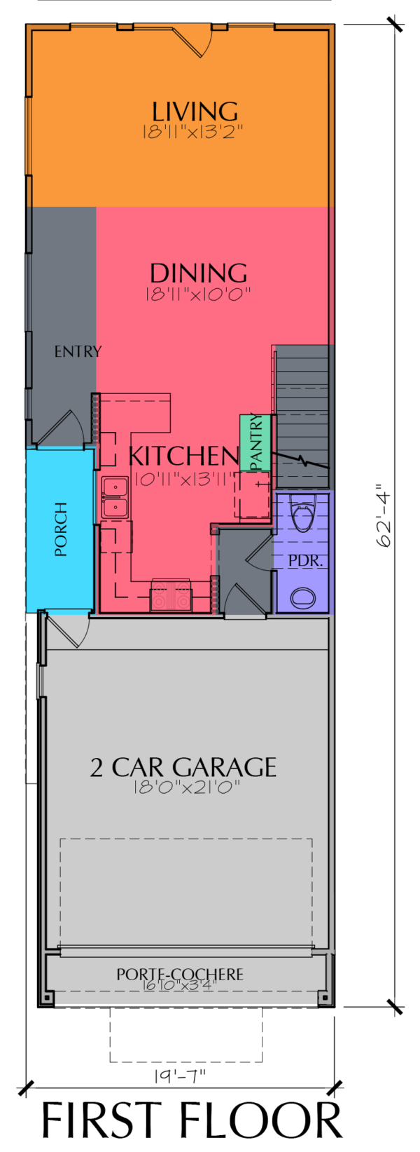 Two Story Home Plan E5132