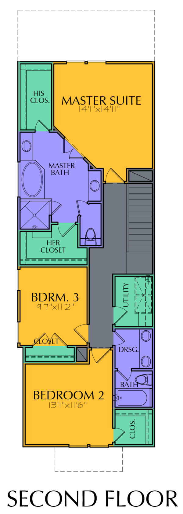 Two Story Home Plan E5132