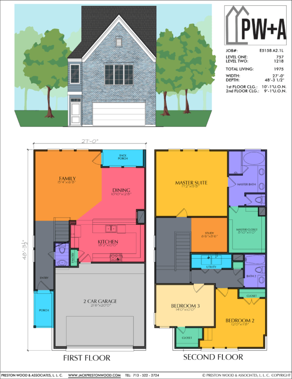 Two Story Home Plan E5158