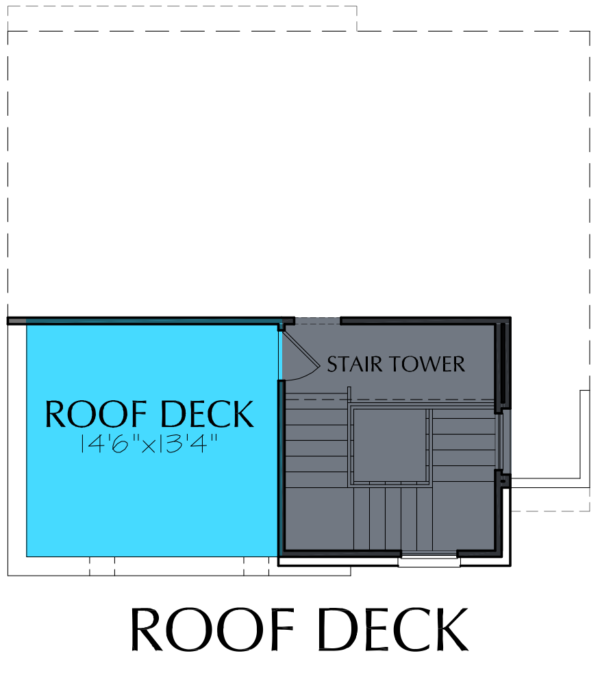 3 1/2 Story Home Plan E6012
