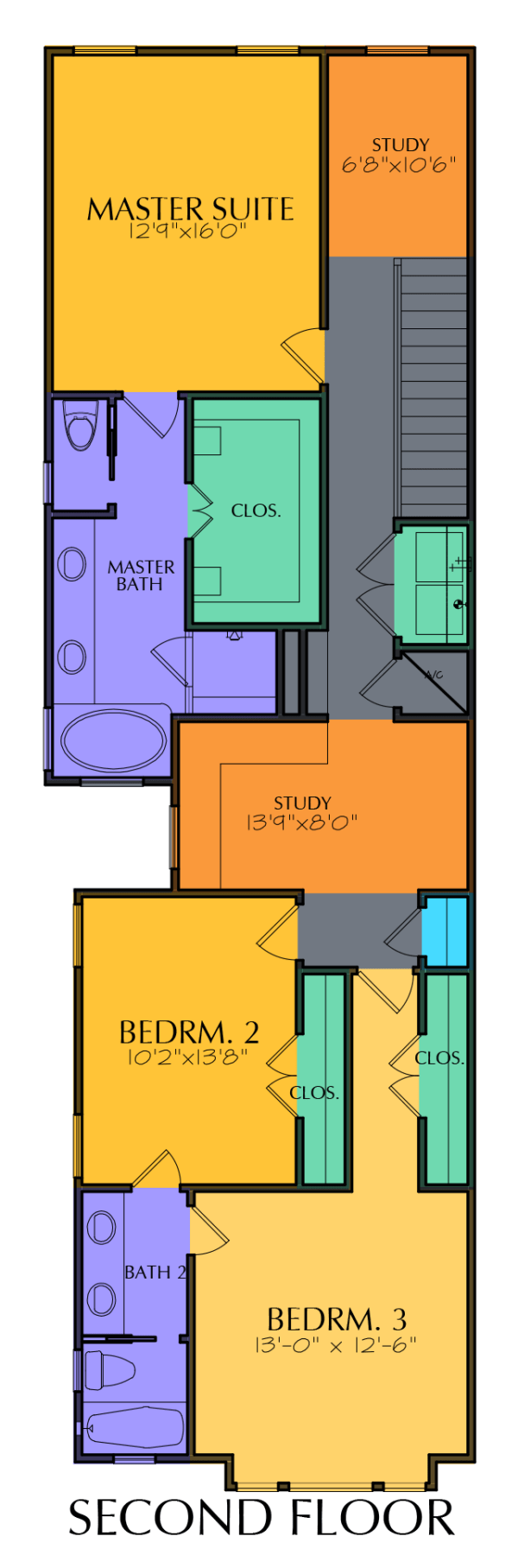 Two Story Home Plan E6021
