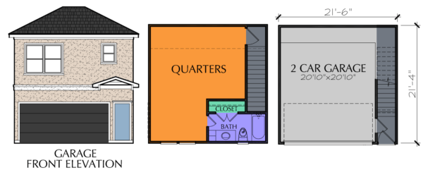 Two Story Home Plan E6046