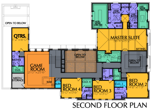 Two Story Home Plan E6130