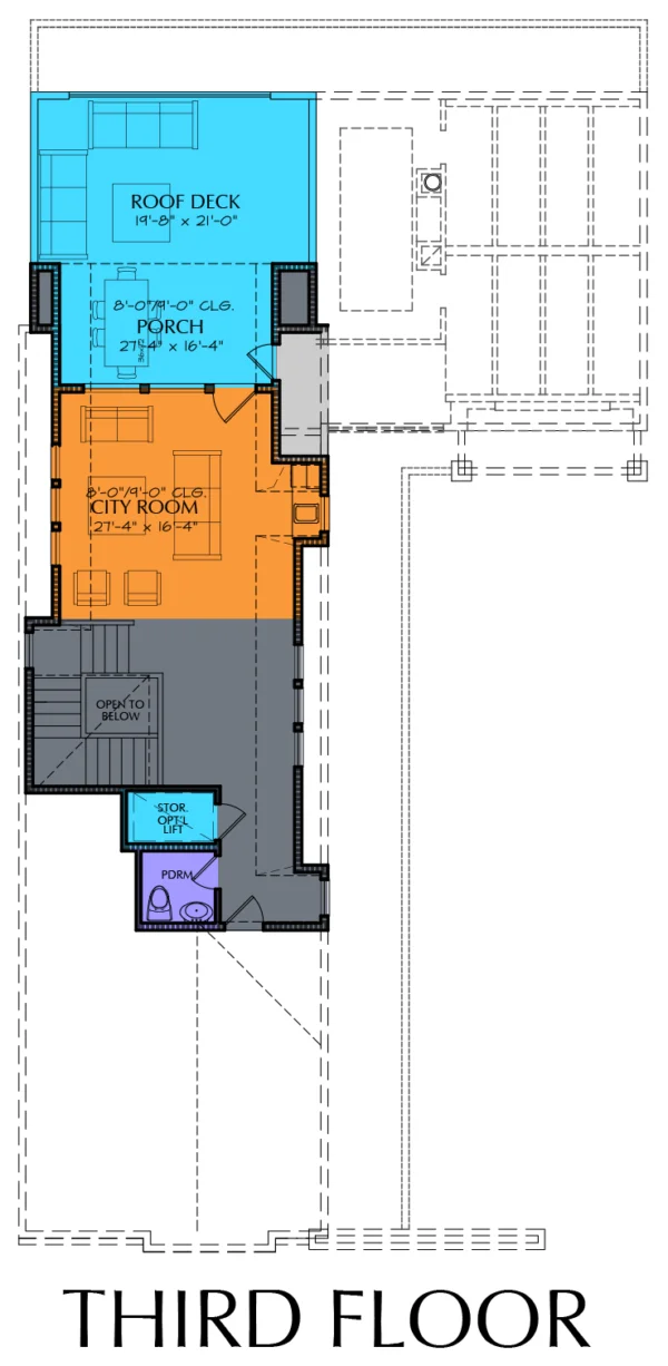 2 1/2 Story Home Plan E6152
