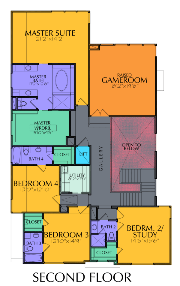 Two Story Home Plan E7005