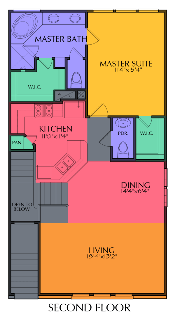 Two Story Home Plan E7028 E1.1