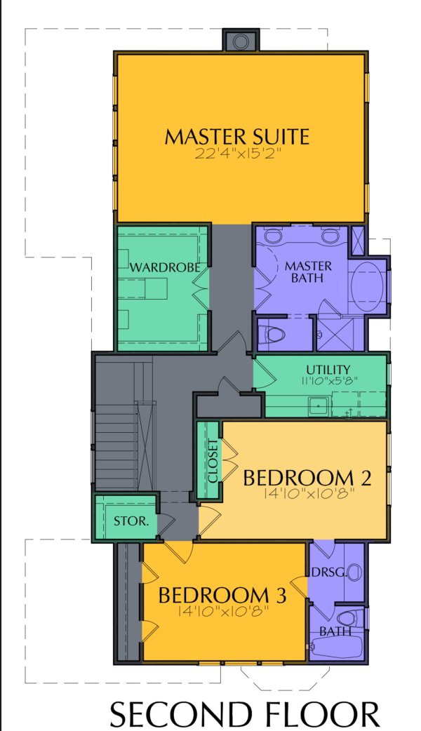 Two Story Home Plan E7036
