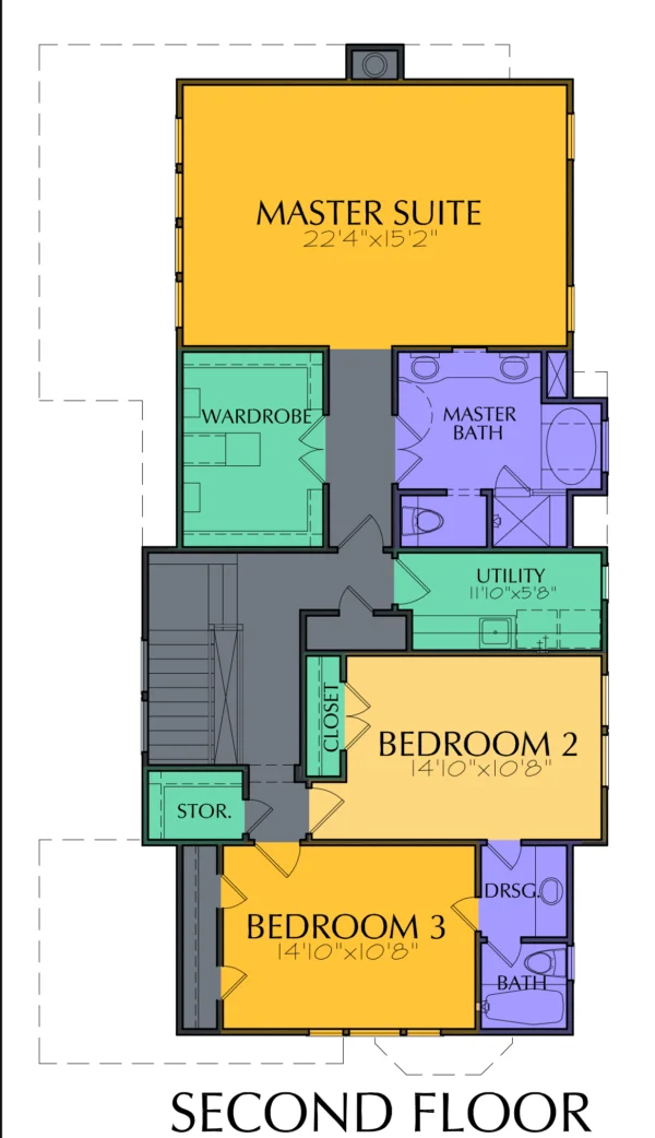 Two Story Home Plan E7036