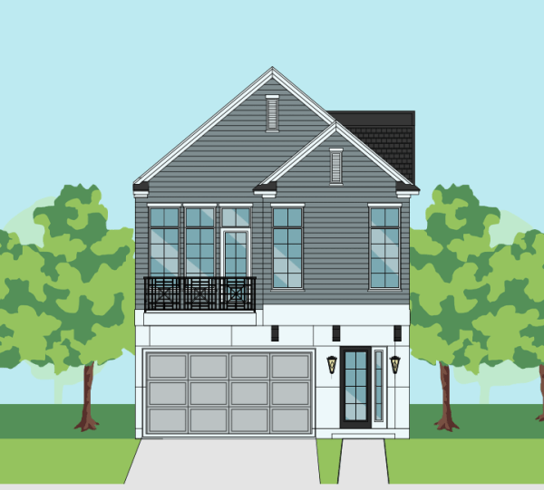 Two Story Home Plan E7040 A1