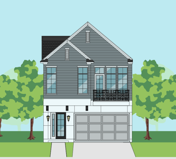 Two Story Home Plan E7040 A1
