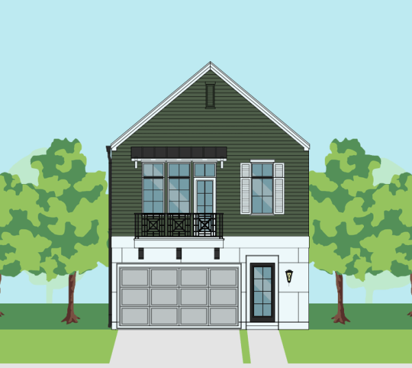 Two Story Home Plan E7040 B1