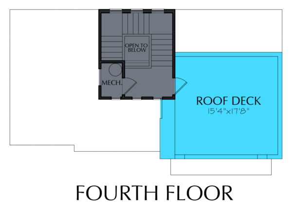 3 1/2 Story Home Plan E7049 B1.1