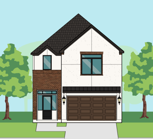 Two Story Home Plan E7106 A